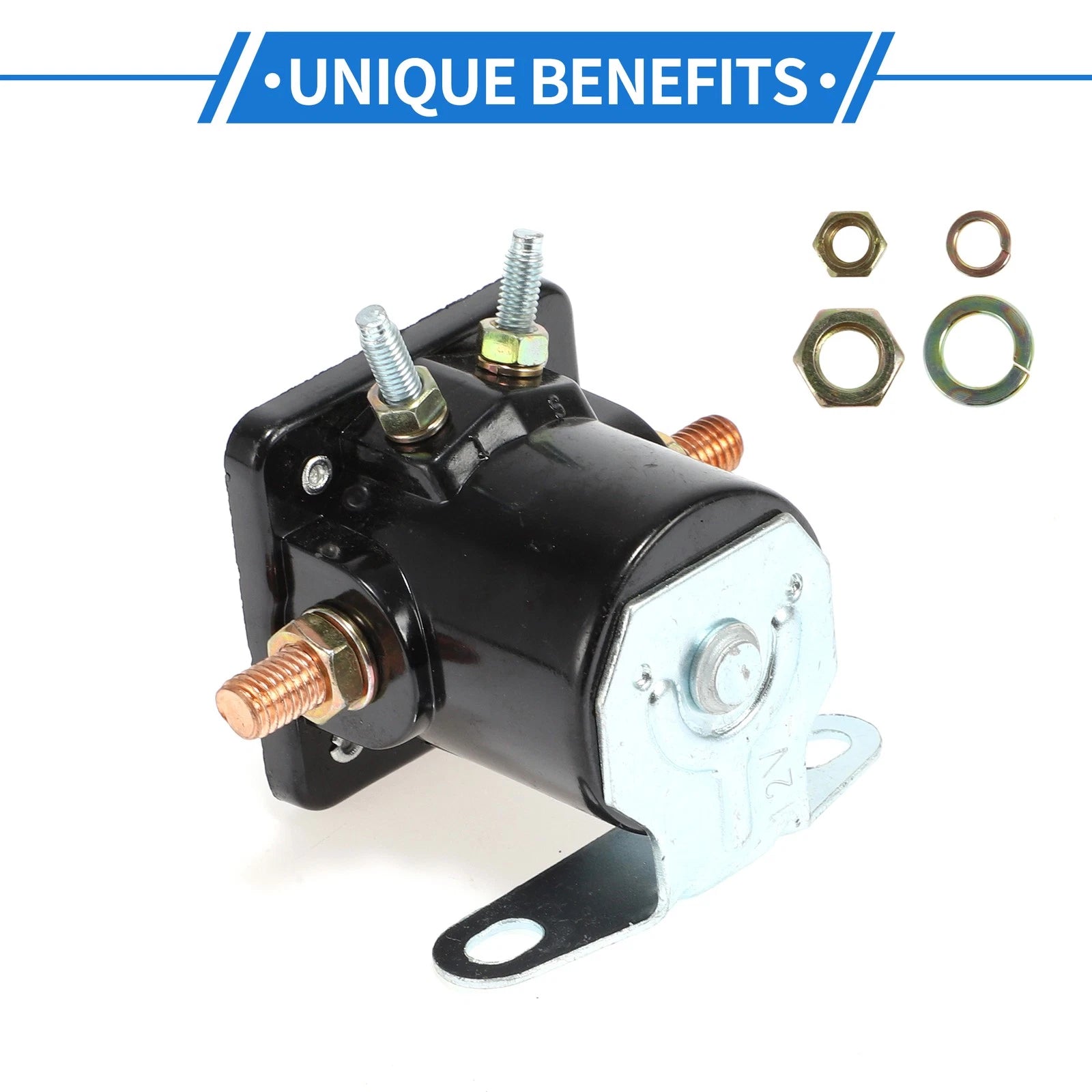 Starter Solenoid Relay 12V 4 Terminal for Ford (1953–1992)