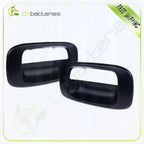 Set of 2 Black Tailgate Rear Handle Bezels for Silverado Sierra (1999–2006)