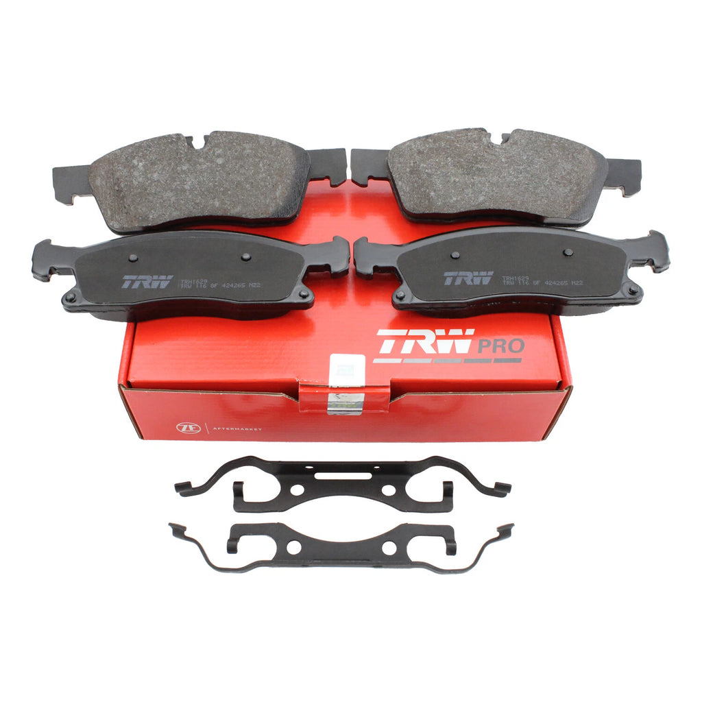 Set of 4 TRW Pro Low-Metallic Brake Pads for Mercedes X166 W166 (2012–2019)