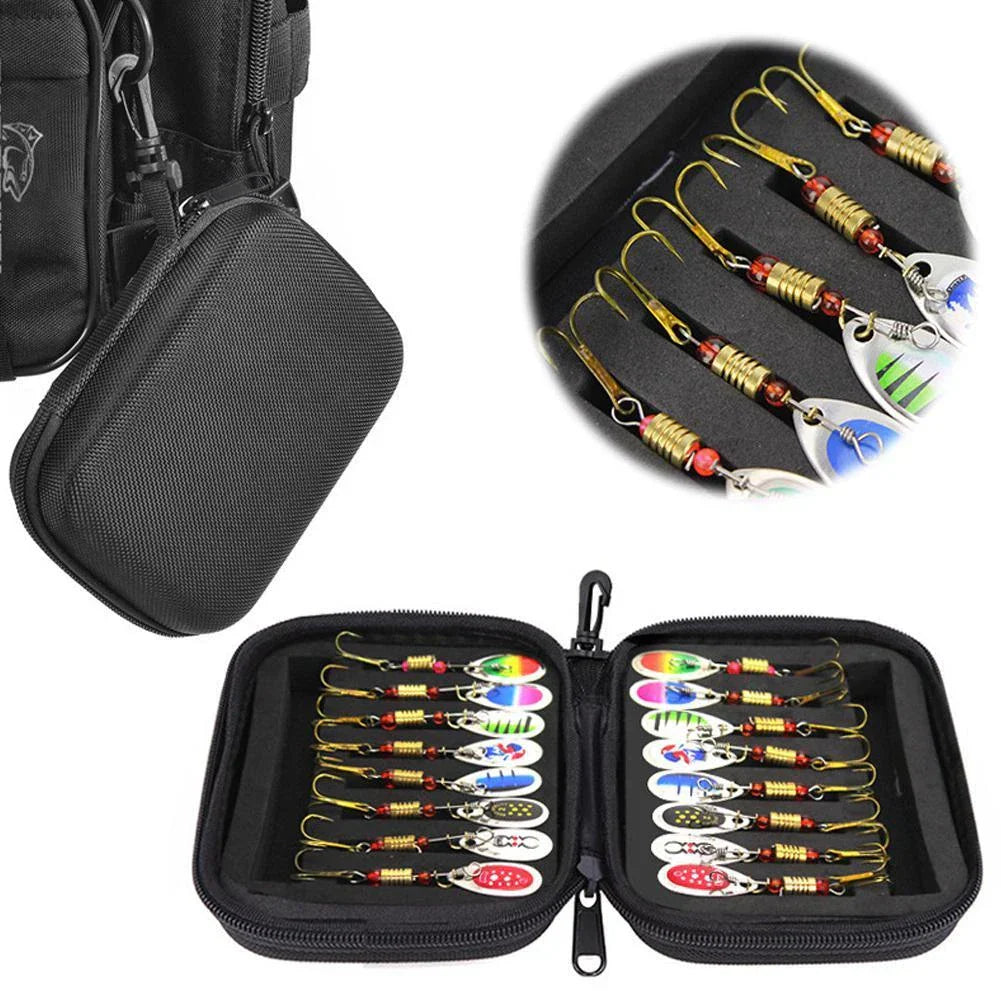 16pcs Fishing Lures Baits Set with Tackle Bag for Trout Bass (2020–2024)
