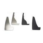 4pc Polished Stainless Steel Mud Guards w/ABS Backing for 15-17 Dodge Challenger