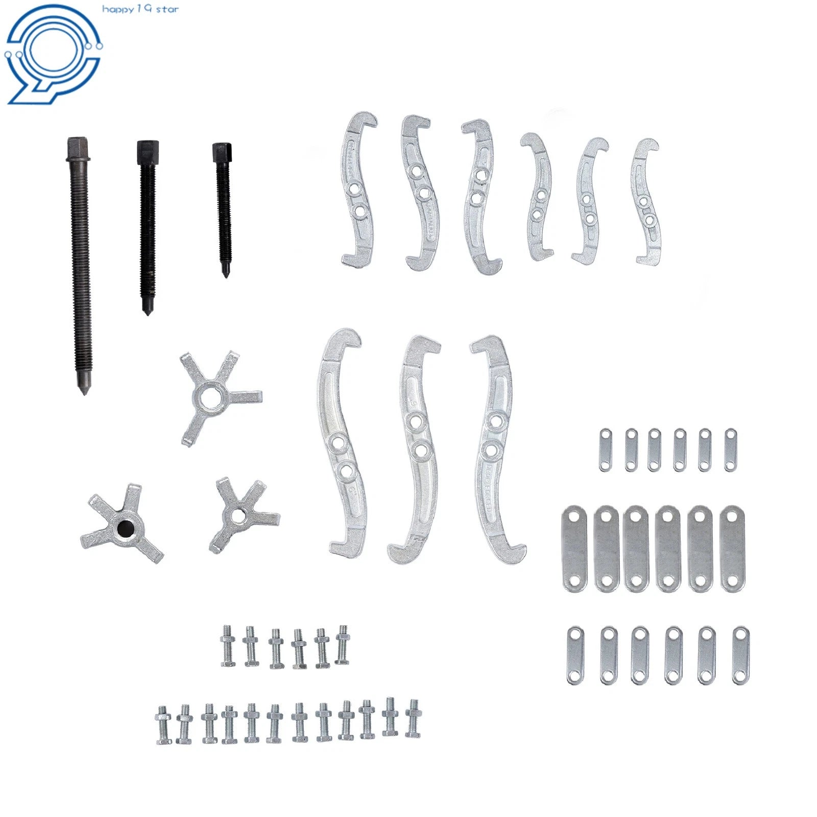 3-Piece Gear Puller Set for Automotive (3", 4", 6")