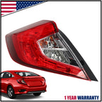 Outer Left Driver Side Tail Light Lamp for Honda Civic Sedan (2016–2021)