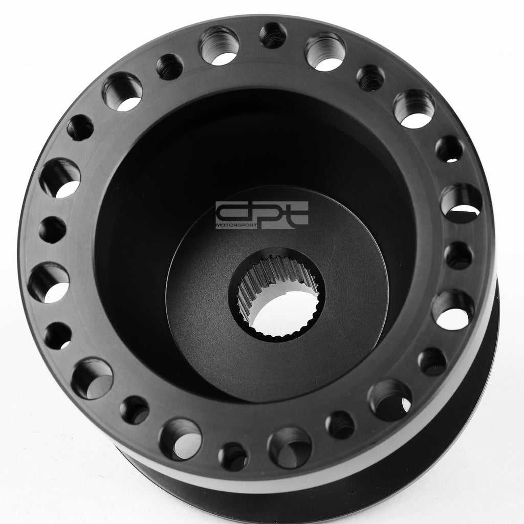 6-Hole Hub Adaptor for Honda Civic (1988–1991) & Integra (1990–1993) Black Aluminum
