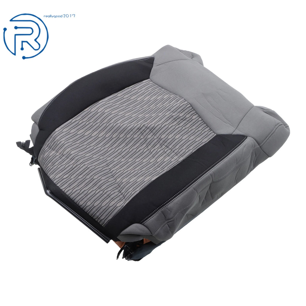 Front Passenger Seat Backrest for Toyota Tundra (2014–2021) Cloth Grey Black
