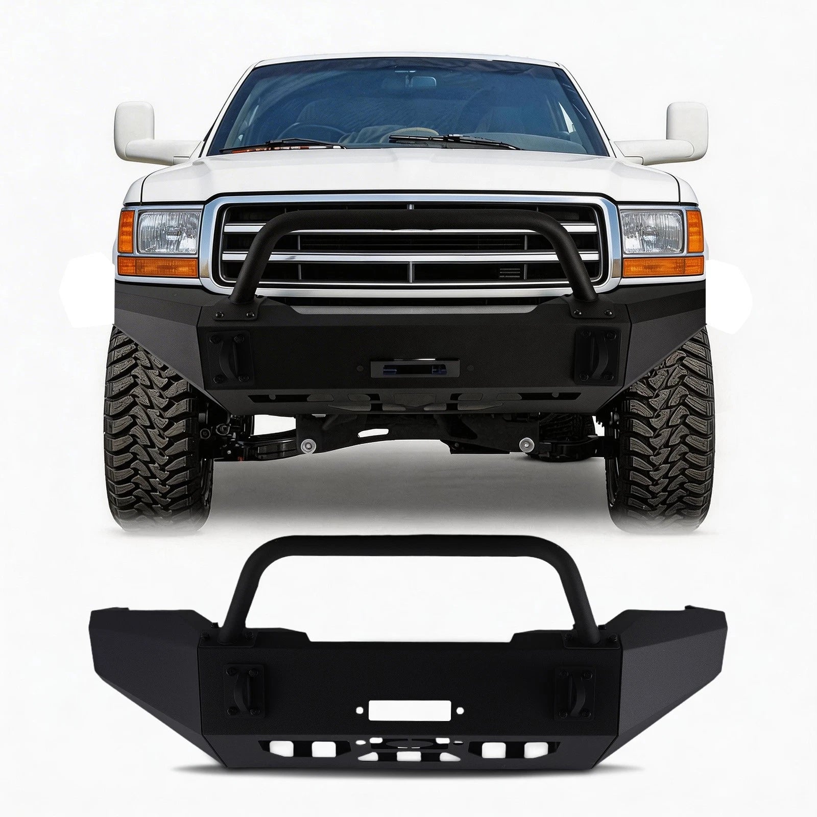 Front Bumper Assembly for Ford F-250 F-350 Super Duty (1999–2004) Steel