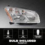 Halogen Headlight for Chevrolet Trax (2013–2016) Passenger Side W/Bulb