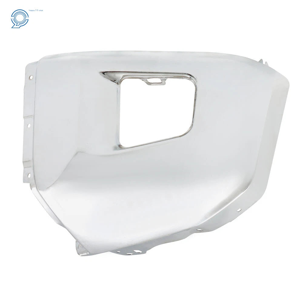 Front Bumper End Cap for Toyota Tundra (2014-2021) Chrome Driver Side