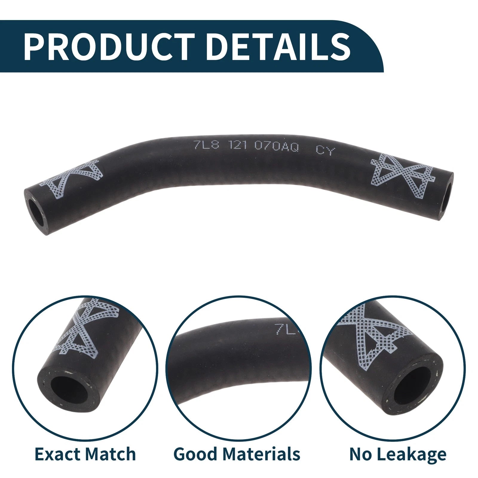 Radiator Hose No. 7L8121070AQ for Audi Q7 3.0L (2011–2015)