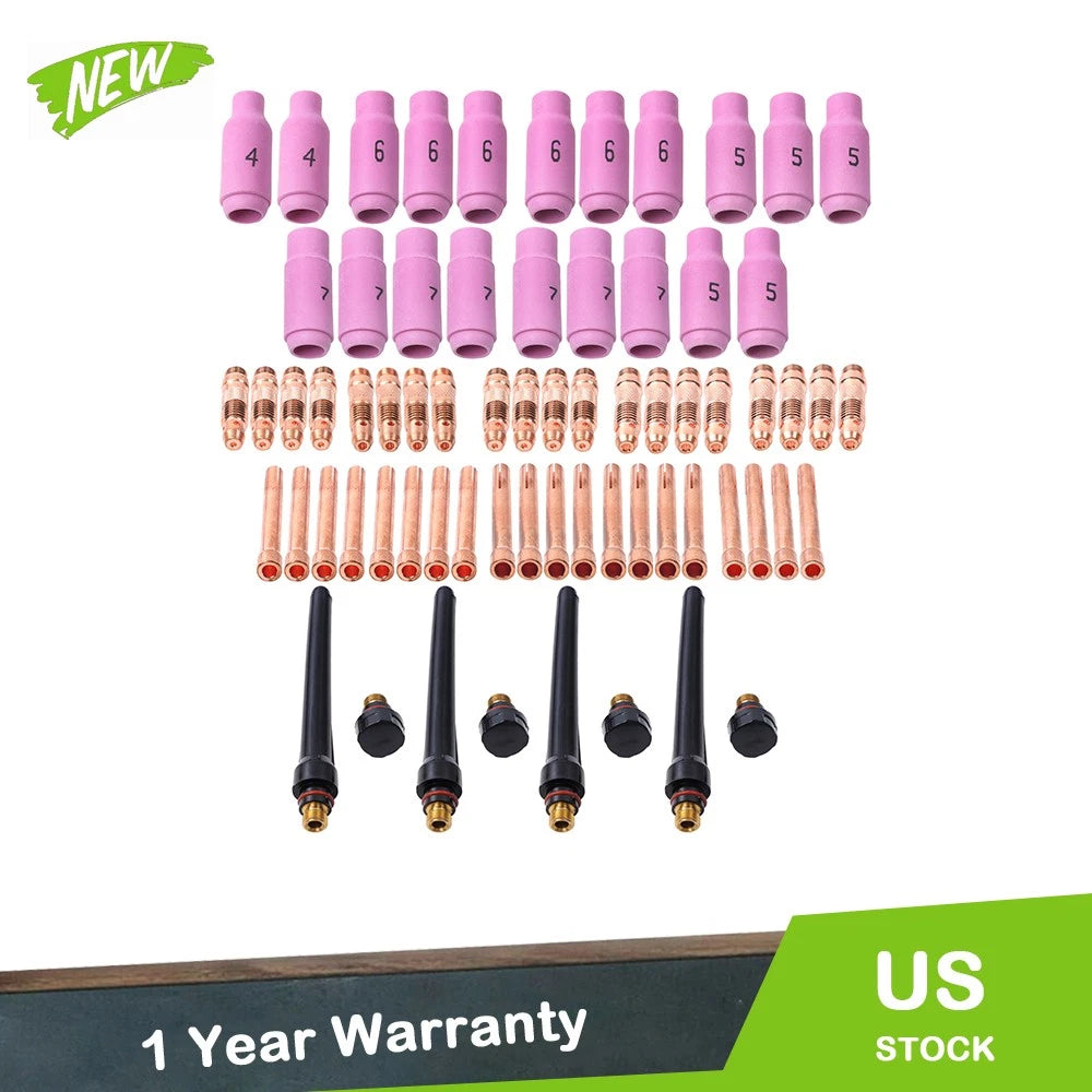 68Pcs TIG Torch Consumables Kit for WP-17/18/26