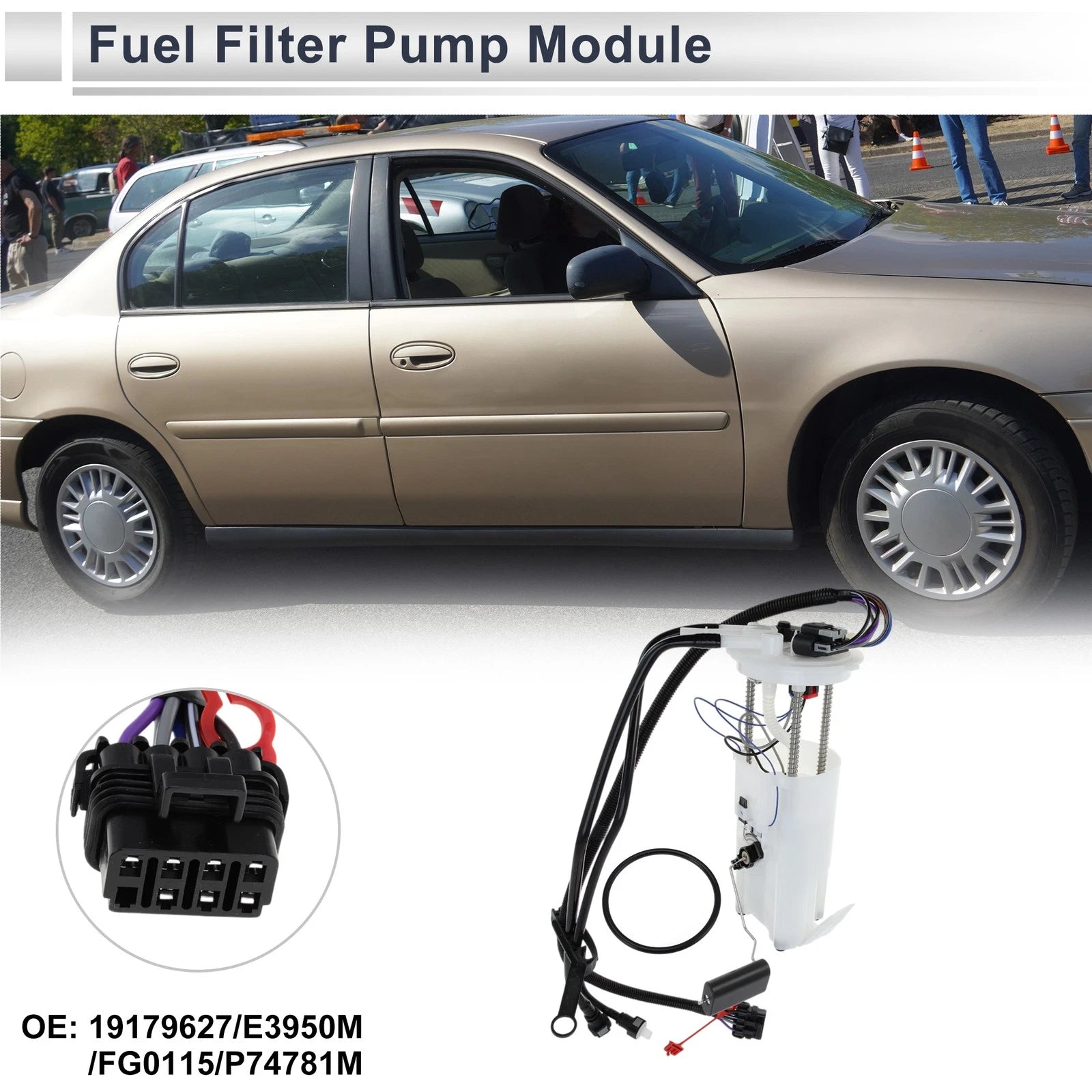 Fuel Pump Assembly for Chevy Cavalier Malibu (1998–2000) No. 19179627