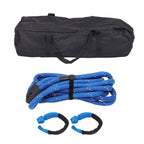 Kinetic Recovery Tow Rope 1" x 30' with 2 Soft Shackles for Car Truck