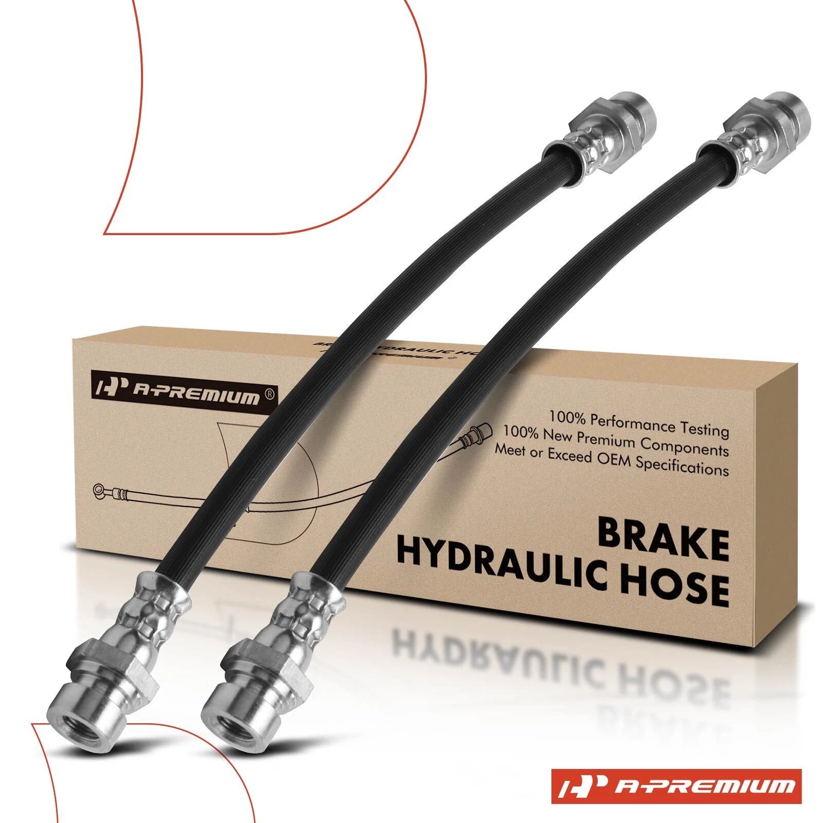 2X Rear Brake Hydraulic Hose for Kia Sephia, Spectra (1997–2004)