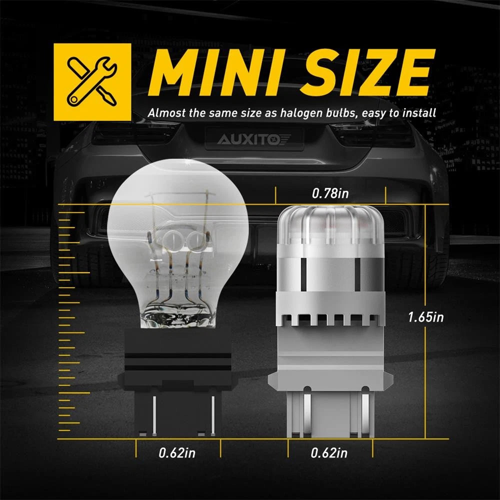 Set of 2 LED Amber Yellow Turn Signal Parking Light Bulbs