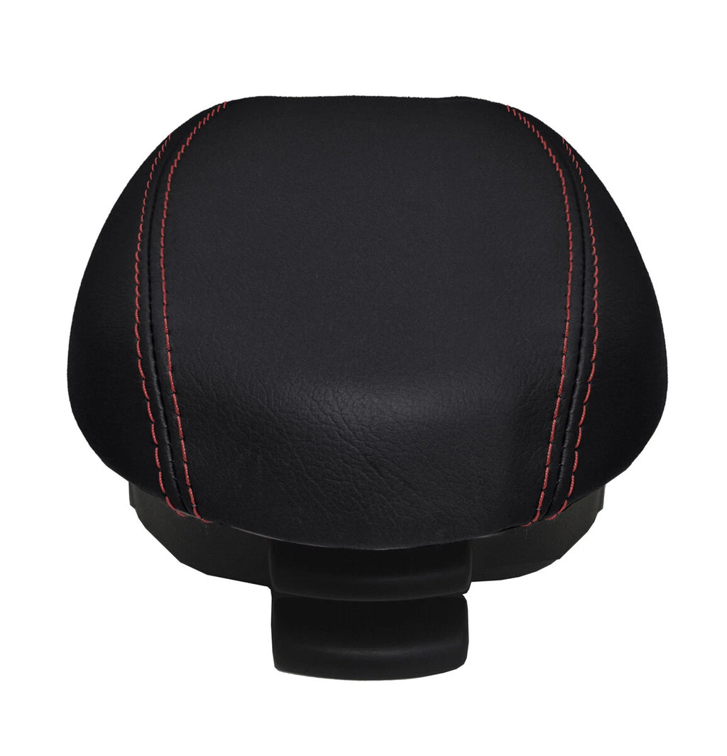 Console Lid Armrest Cover for Hyundai Veloster (2012–2018) Red Stitch