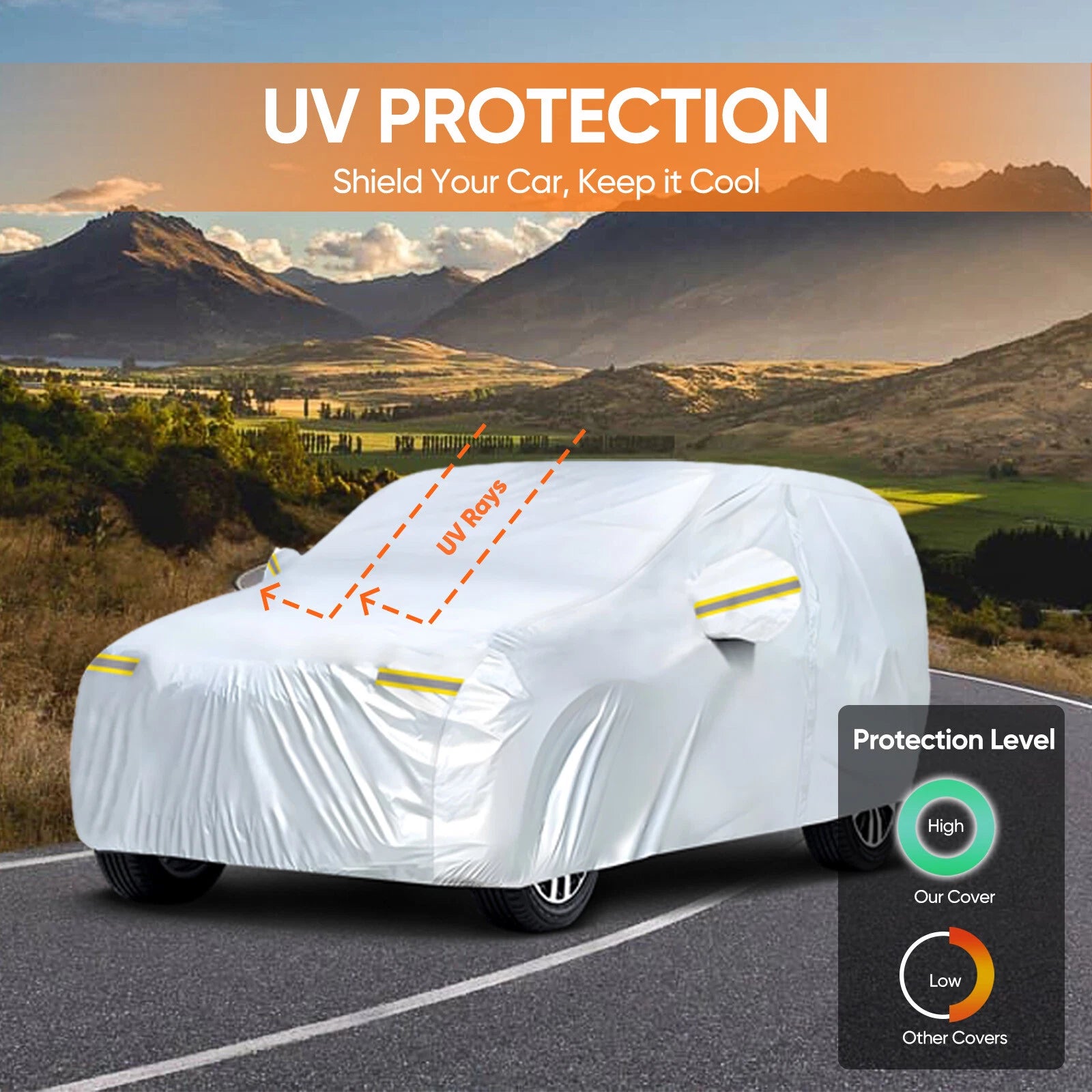 SUV Car Cover for Mazda CX-9 (2007–2023) Waterproof Outdoor Dust Rain Protector