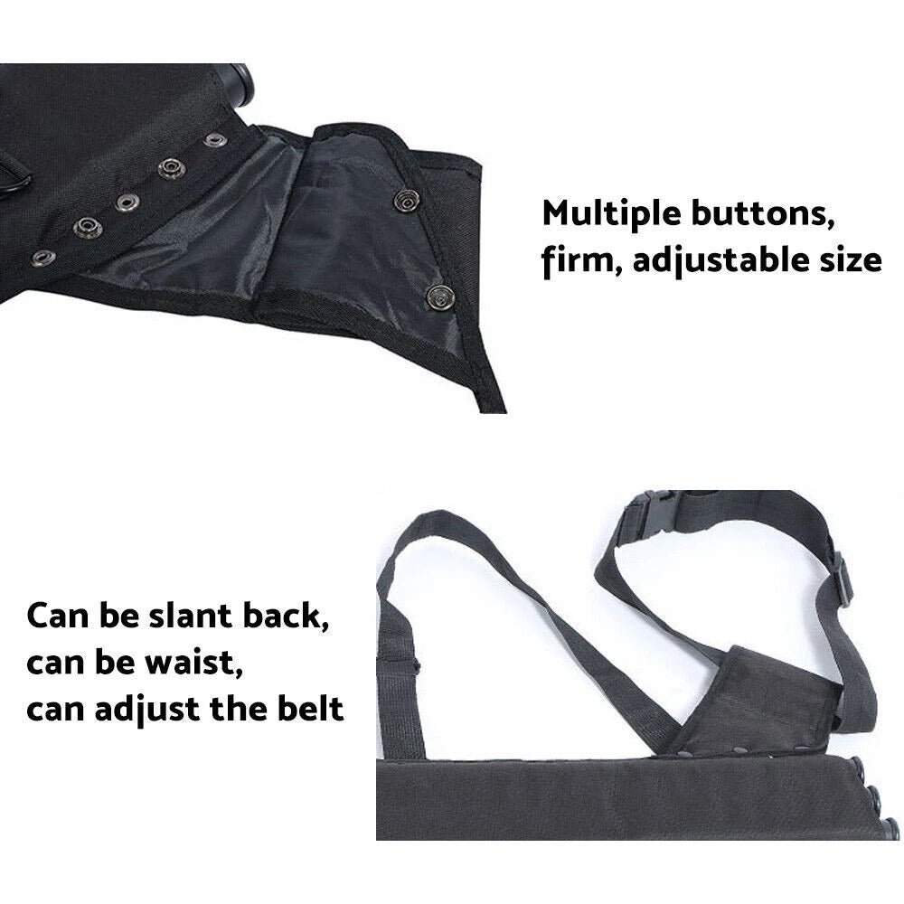 3-Tube Arrow Quiver Holder for Archery (Universal Fit)
