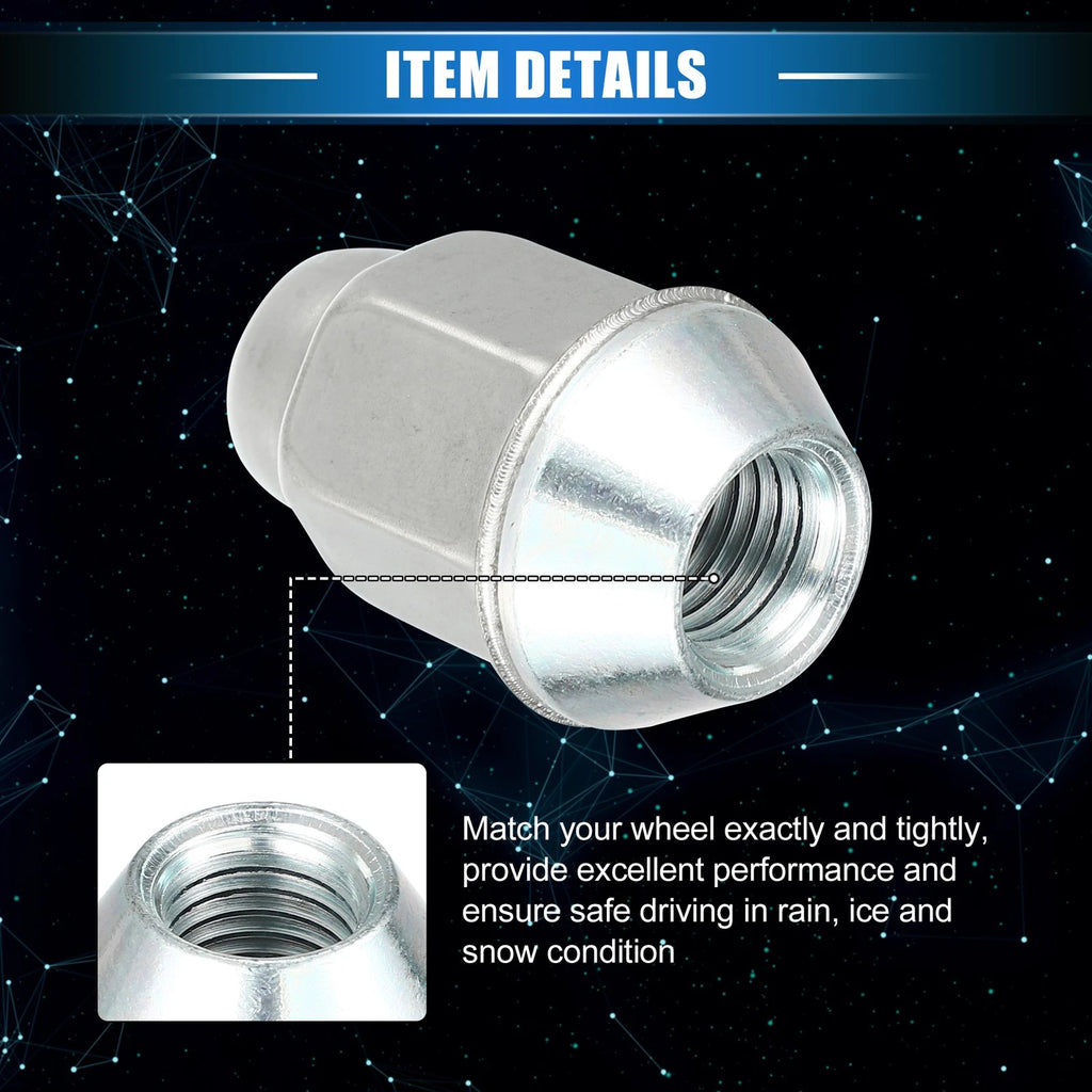 10pcs M12x1.5 Wheel Lug Nuts for Chevrolet Malibu Impala (No.88891748)