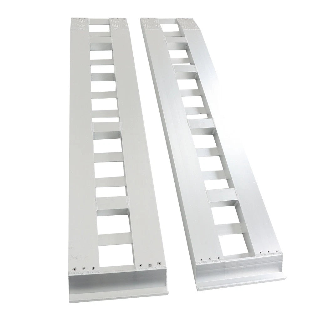 Set of 2 Aluminum Ramps for Car Trailer Truck (72"x14")