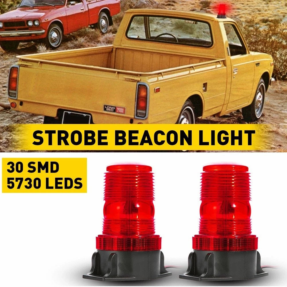 2X LED Amber/Red/Blue Strobe Lights for Truck/Forklift