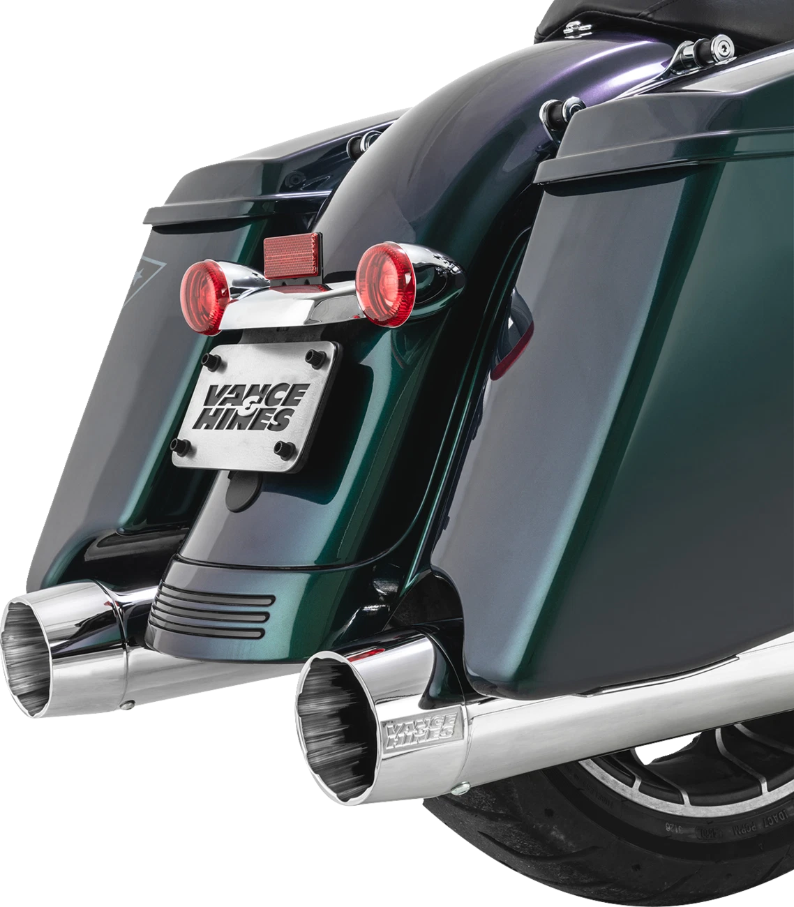 Vance & Hines Blackbird 450 Slip-On Mufflers - Chrome 16792 (2014–2023)