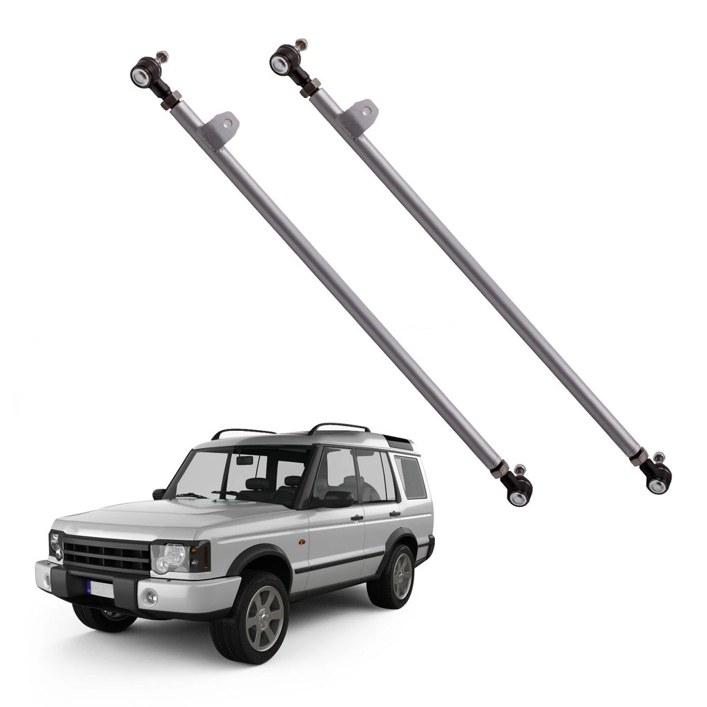 Pair Front Drag Link & Track Tie Rod Bar for Land Rover Discovery (1999–2004)