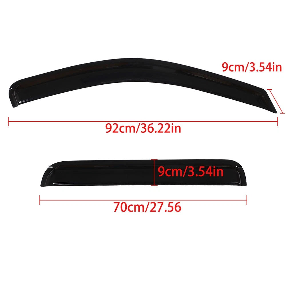 Set of 4 Window Visors for Jeep Grand Cherokee (2005–2010)