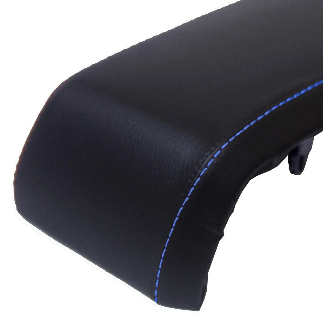 Console Armrest Lid Cover for Toyota Tundra (2014–2019) Blue Stitch