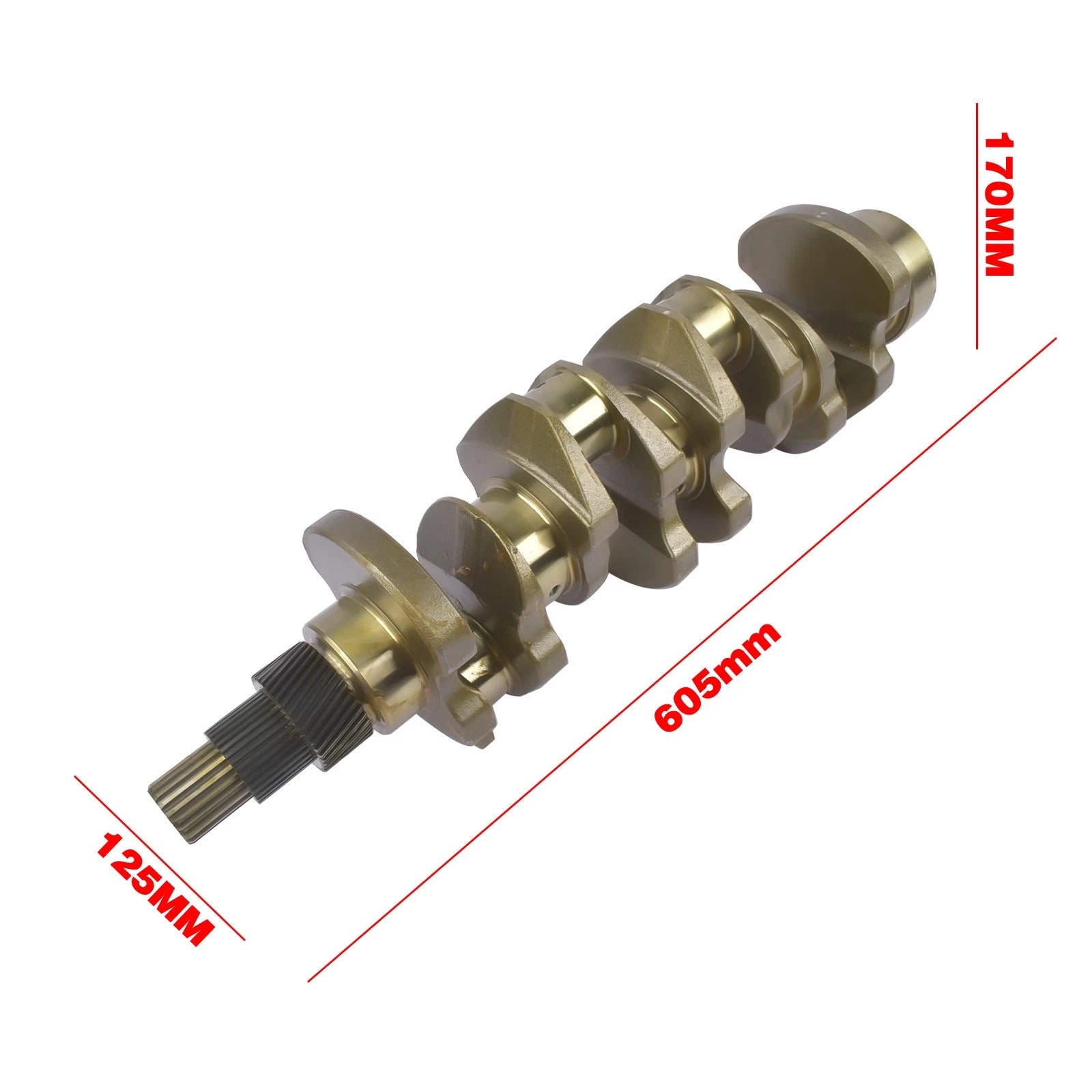 Crankshaft for Kubota V3800 V3800T V3800-DI-T