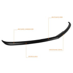 OE Style Matte Black Front Bumper Lip Lower Spoiler Kit for Dodge Charger (2011–2014)