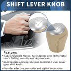 6 Speed Manual Gear Shifter Knob for Nissan Juke (2011–2013) Plastic Leather