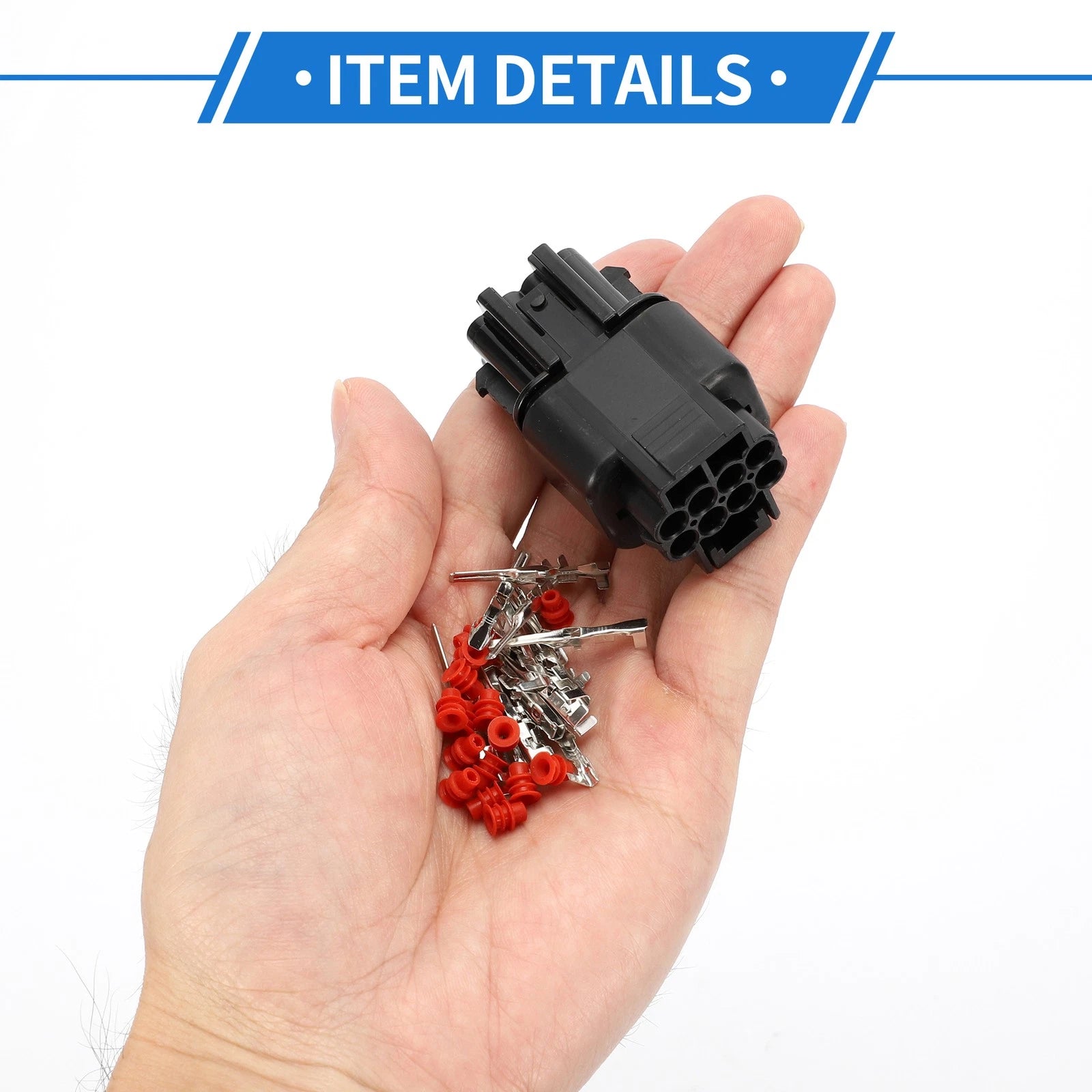 8 Pin Front Headlight Connector Plug for Hyundai Kia 