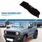 Dashboard Cover Mat for Toyota Avalon (2005–2010) Black Red