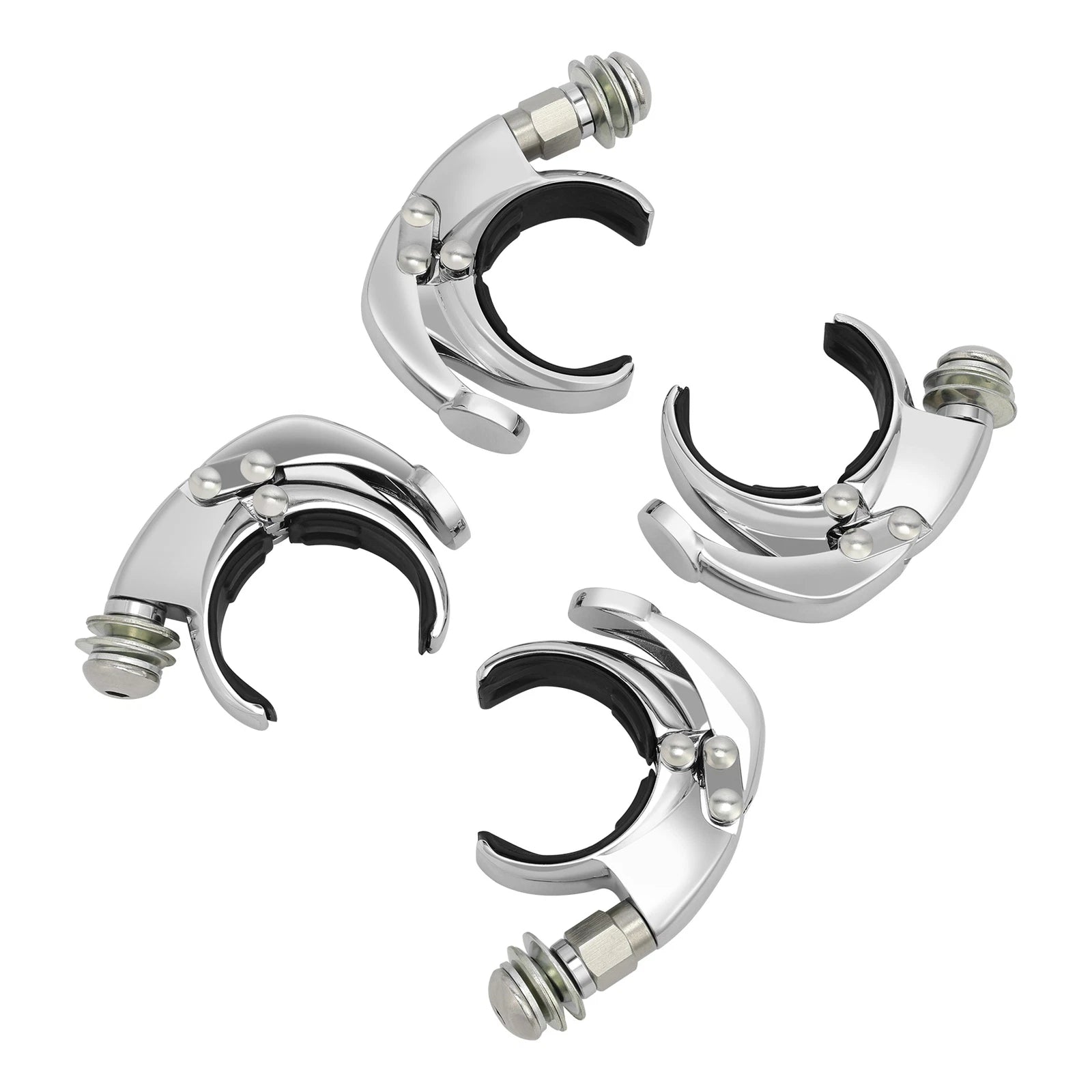 Set of 2 Quick Release Windshield Clamps for Harley Low Rider ST (2022–2024)