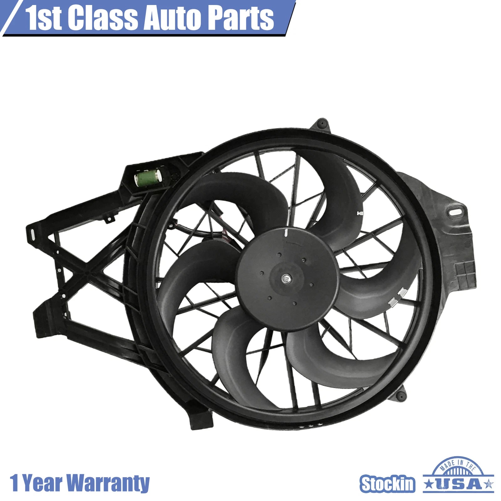 Front Radiator Cooling Fan for Ford Mustang (2001–2004)