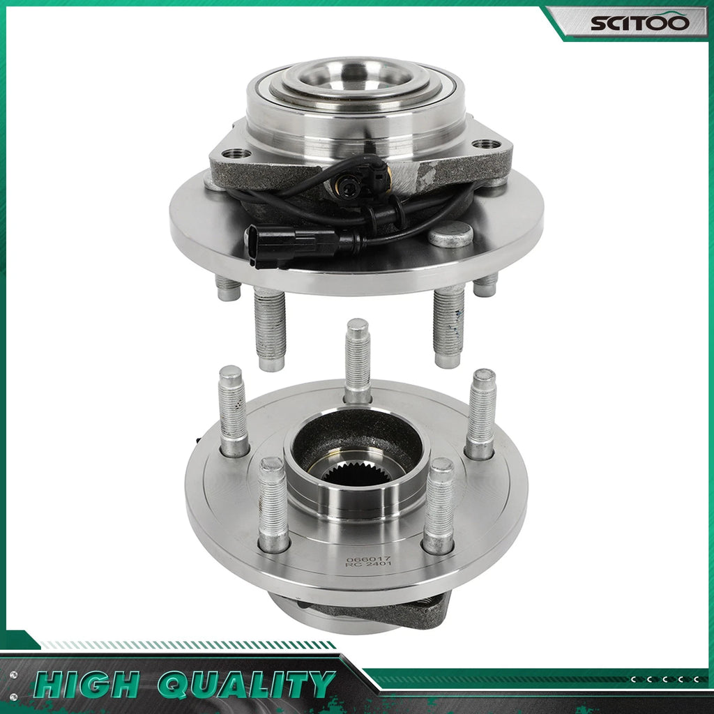 2X Wheel Bearing for Chrysler Aspen Dodge Durango (2007–2009) Front