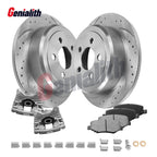 Rear Brake Rotors Pads Calipers for Jeep Liberty Dodge Nitro (2008–2012)