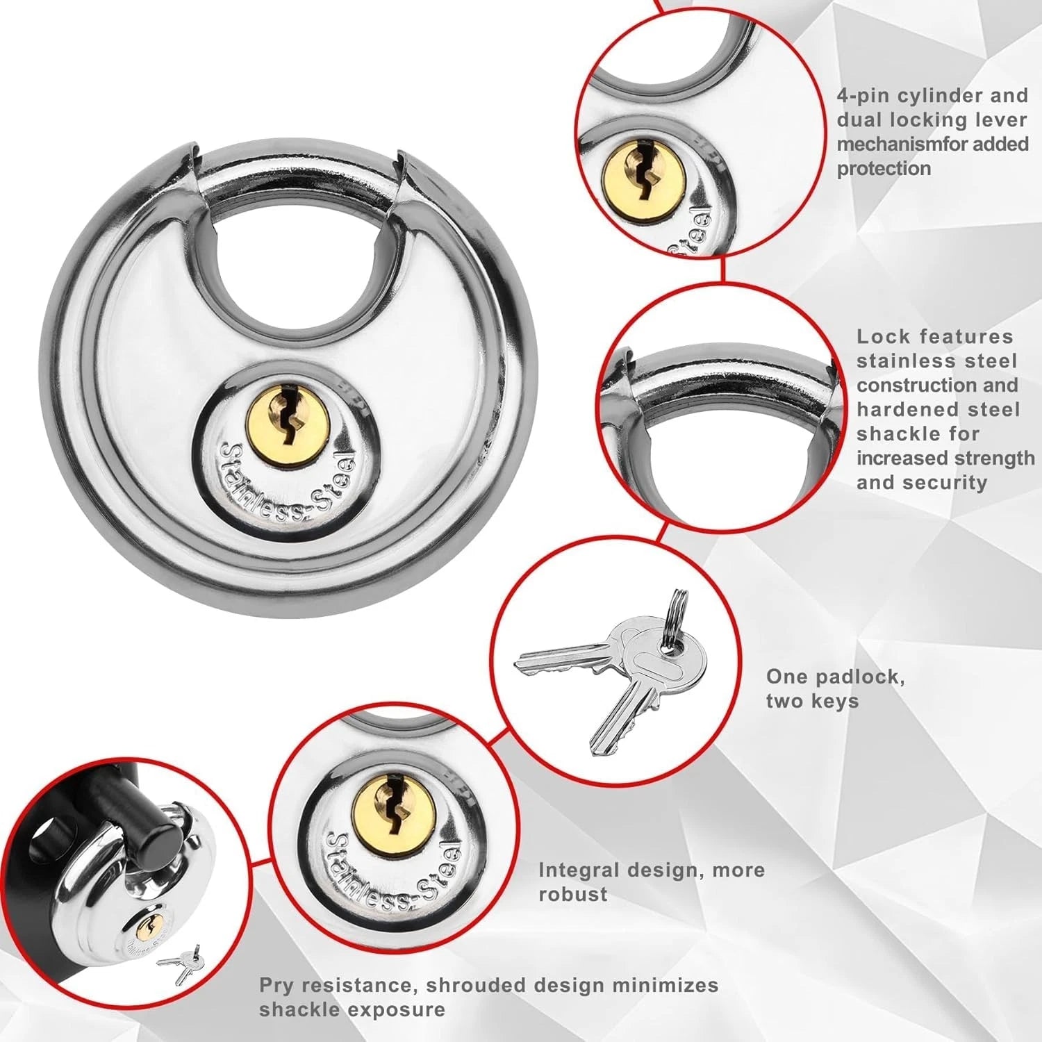 Gooseneck Trailer Lock for RVs Livestock Haulers Trailers (2010–2023)