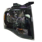Replacement Passenger Head Light Assembly w/Black Housing w/Black-Out w/o Logo