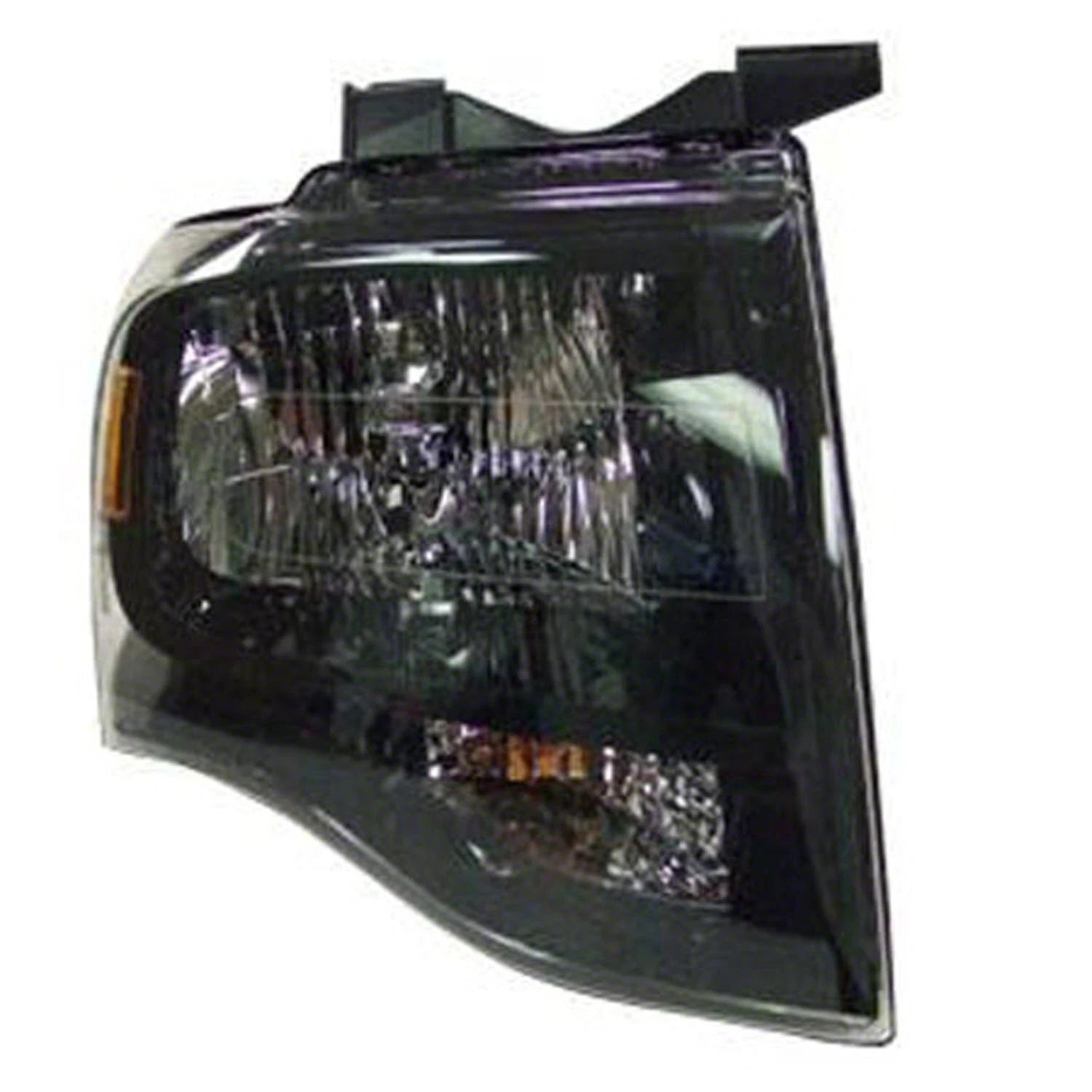 Replacement Passenger Head Light Assembly w/Black Housing w/Black-Out w/o Logo