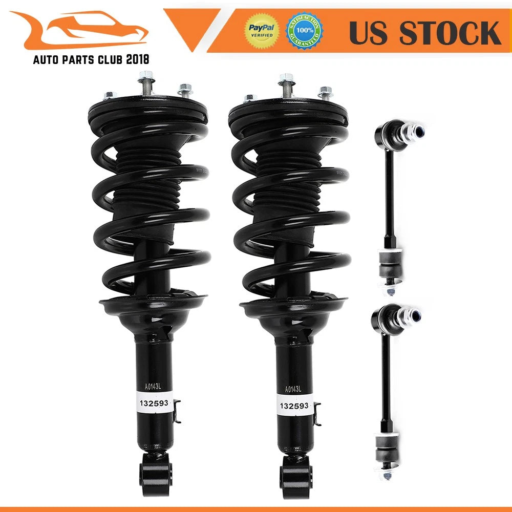 Front Struts for Toyota Tacoma 2005–2015 2.7L RWD w/Coil Spring & Sway Bars