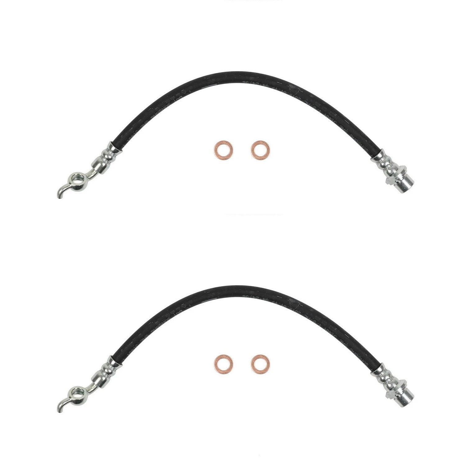 Set of 2 Rear Brake Hydraulic Hoses for Lexus GS F RC F RWD (2016–2018)