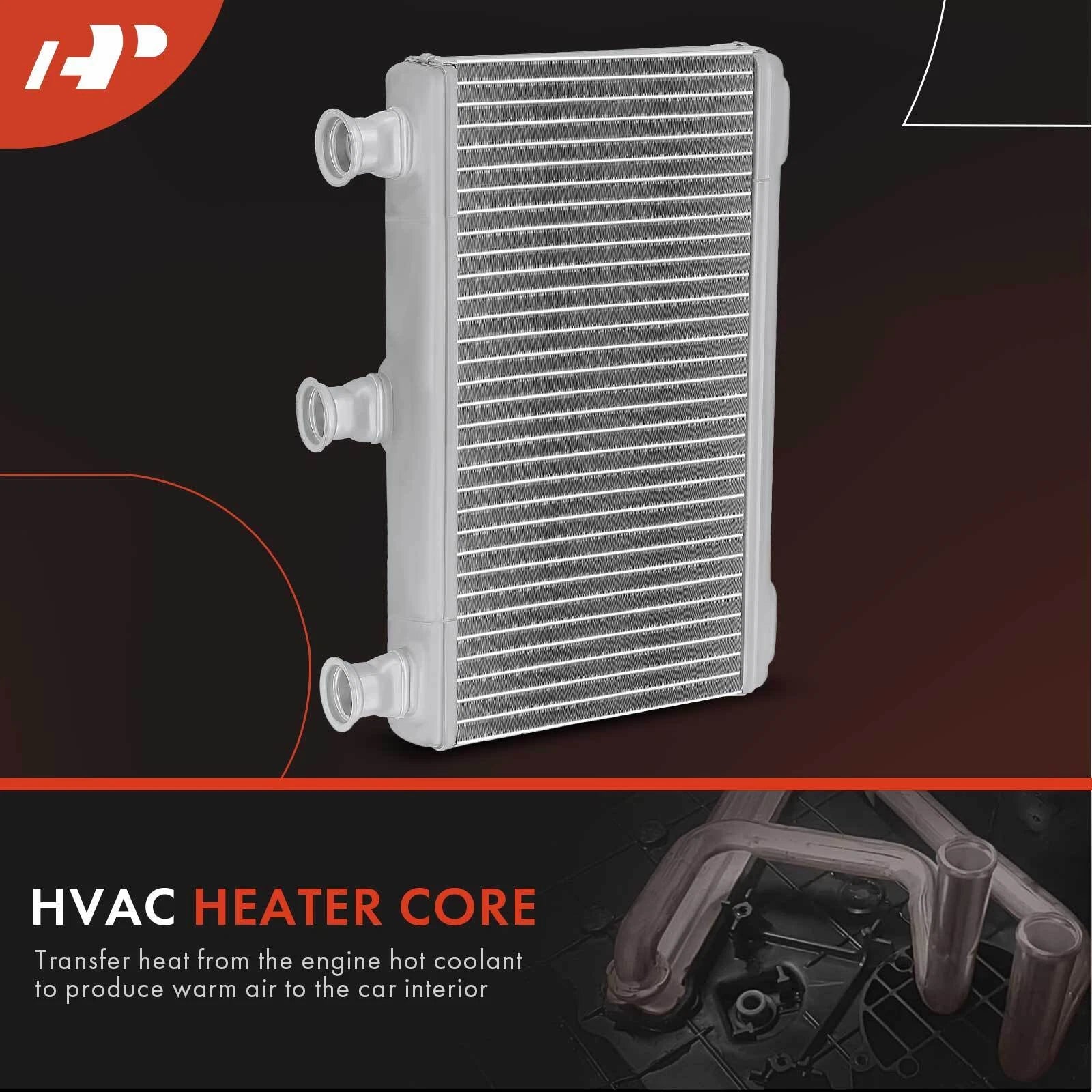 HVAC Heater Core for BMW E60 525i 2004-2007, 528i 2008-2010, 550i E63 M5