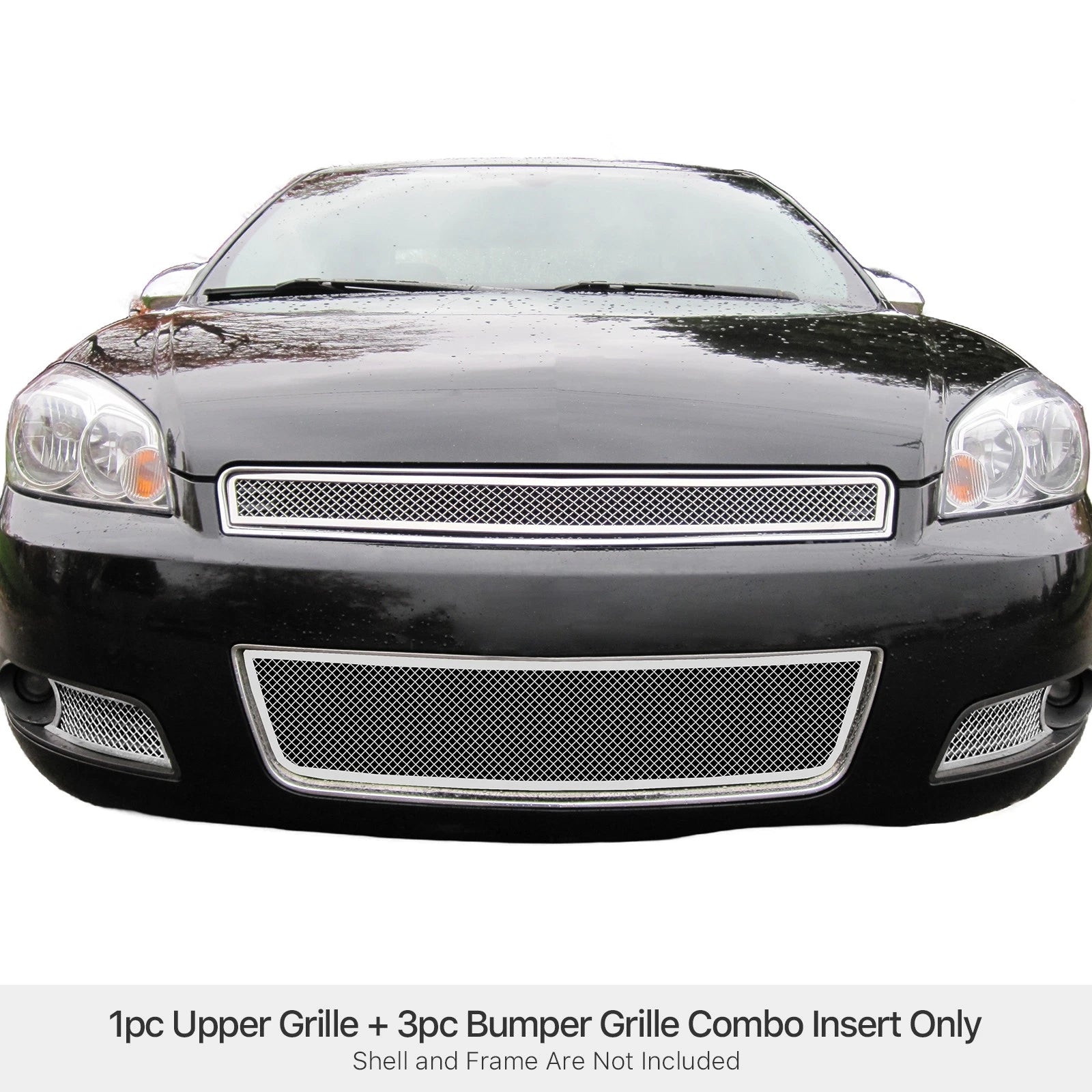 Stainless Chrome Mesh Grille for Chevy Impala (2006-2016)