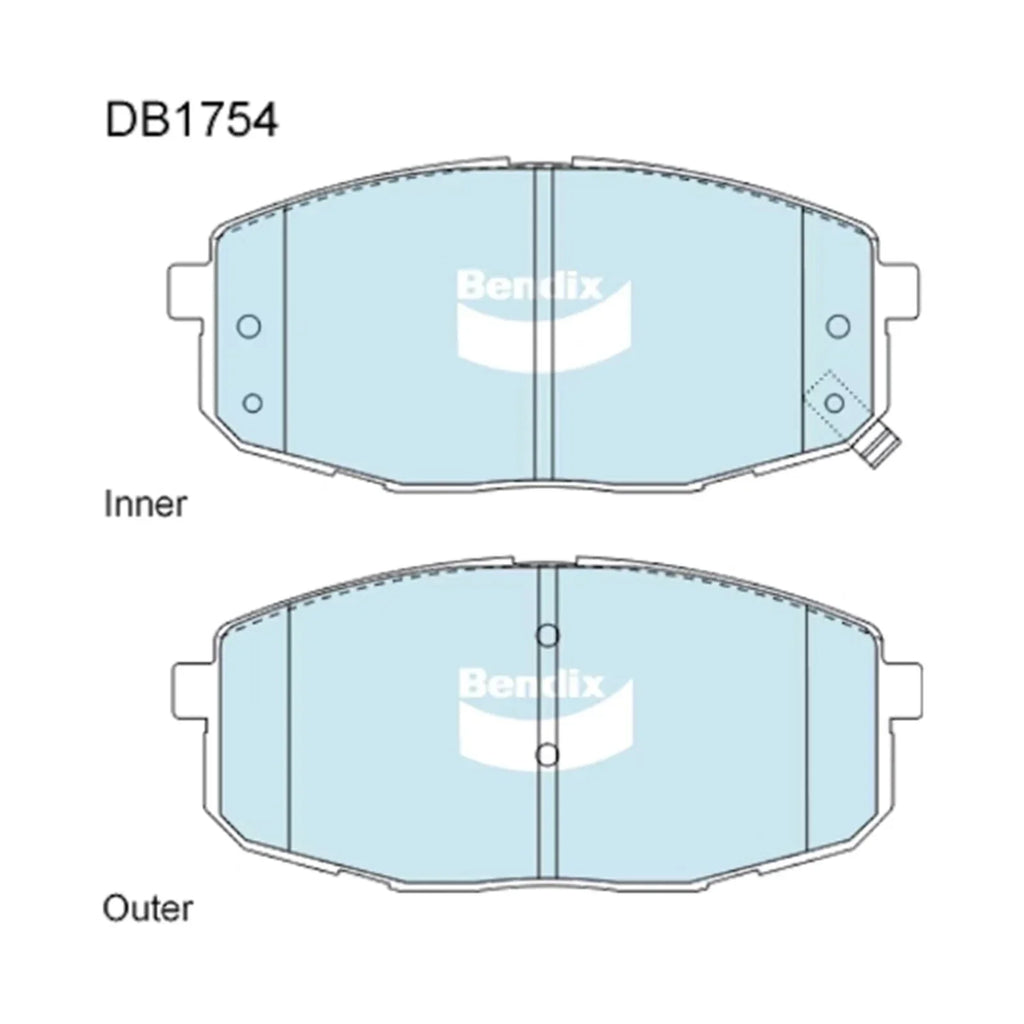 HD Front Disc Brake Pads for Kia Cerato (2004-2013)