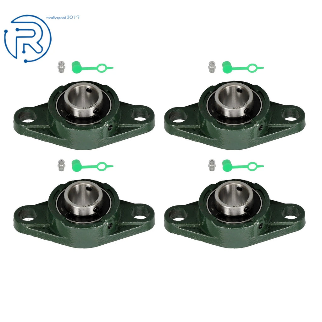 Set of 4 UCFL205-16 Pillow Block Bearings for (1" Bore)