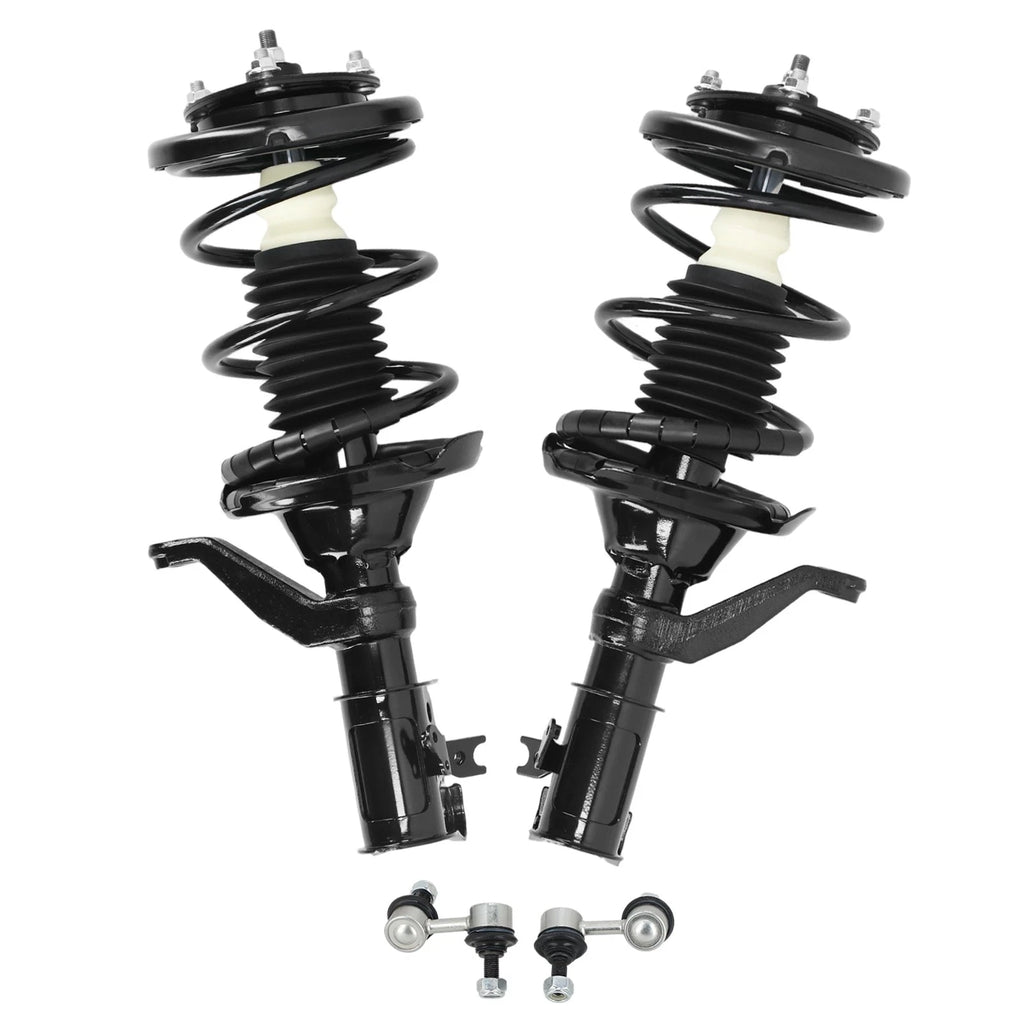 Set of 2 Front Left Right Struts w/Coil Sway Bars for Honda Civic (2001–2002)
