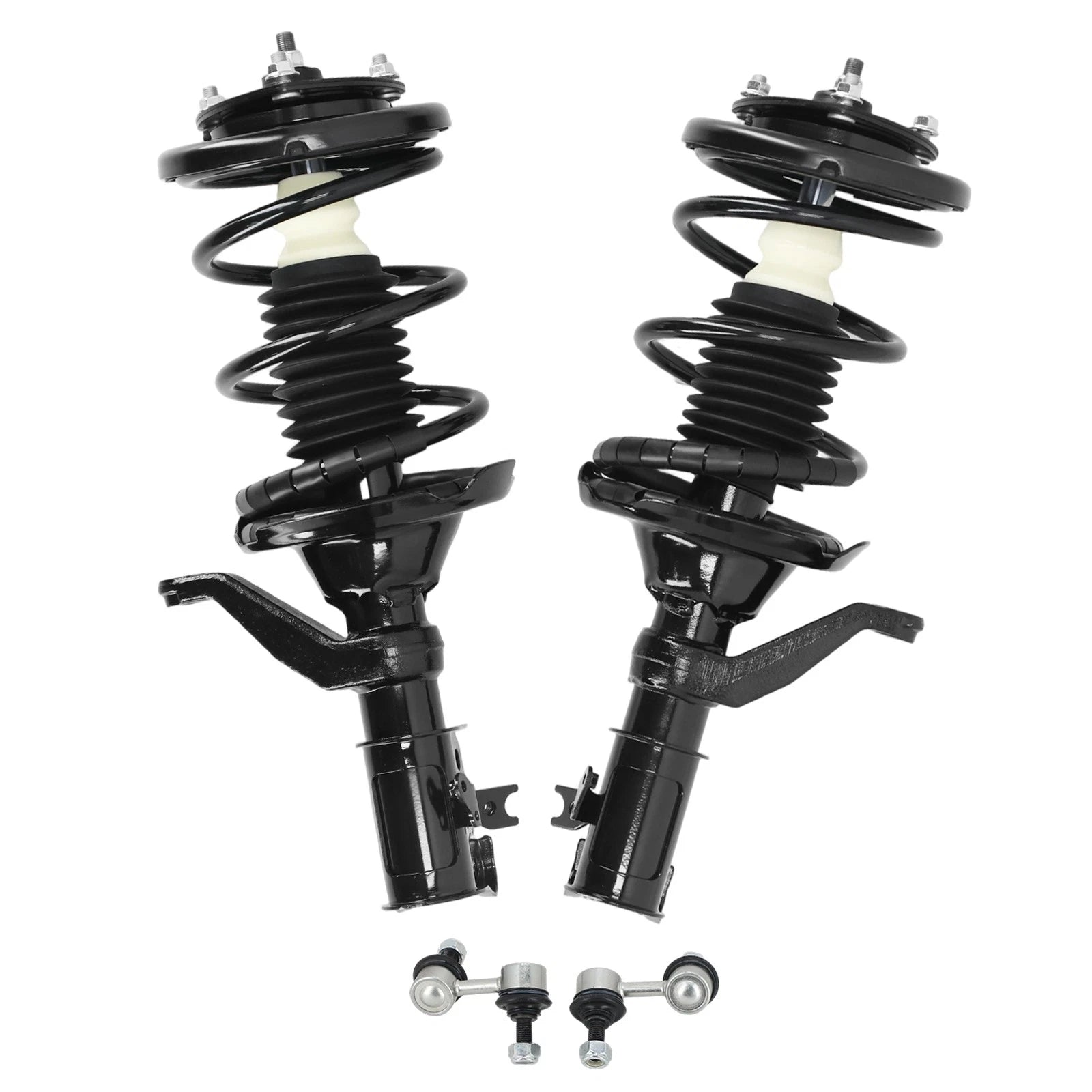 Set of 2 Front Left Right Struts w/Coil Sway Bars for Honda Civic (2001–2002)