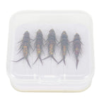 Set of 5 High Carbon Steel Stonefly Nymph Fishing Lures for Trout Bass