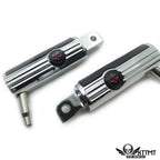 Defiance Chrome Footpegs for Yamaha Road Star Warrior (2002–2009)